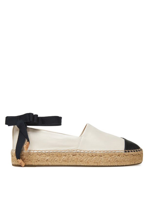 Tory Burch Espadryle 164724 Beżowy. Kolor: beżowy. Materiał: skóra