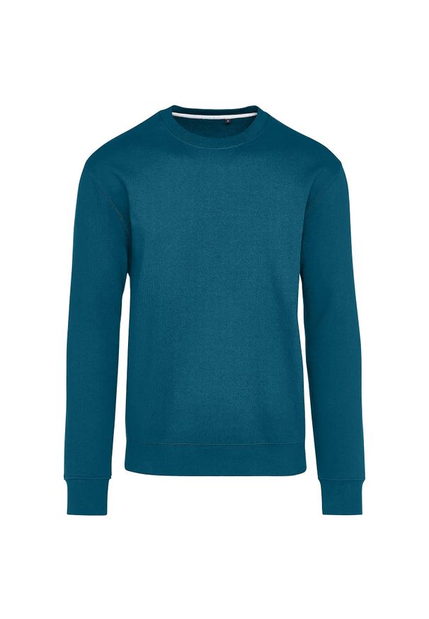 SG - Bluza Unisex Dla Dorosłych Z Bawełny Ringspun Bez Metki. Kolor: wielokolorowy, turkusowy, niebieski. Materiał: bawełna