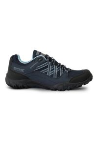 Regatta - Damskie buty trekkingowe Edgepoint III granatowe. Kolor: niebieski. Materiał: poliester #1