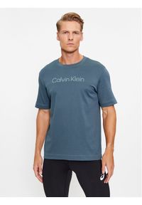 Calvin Klein Performance T-Shirt 00GMF3K133 Szary Regular Fit. Kolor: szary. Materiał: bawełna, syntetyk