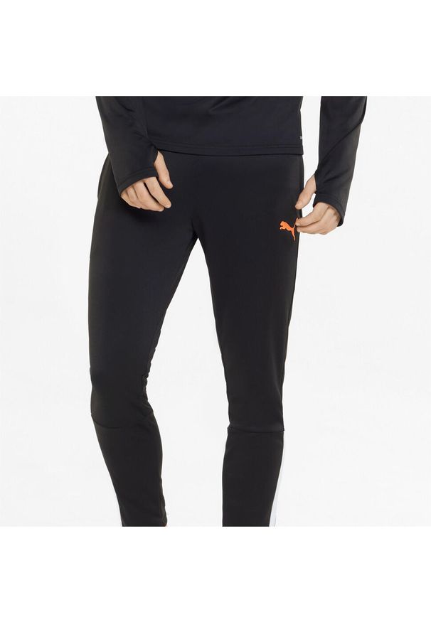 Spodnie sportowe męskie Puma teamLIGA Training Pants. Kolor: wielokolorowy, pomarańczowy, czarny