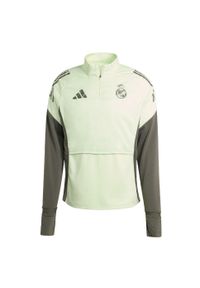 Adidas - Bluza Real Madryt Tiro 25 Competition Winterized Top. Kolor: zielony. Materiał: dresówka. Sport: piłka nożna