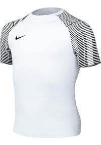Koszulka treningowa chłopięca Nike Academy. Kolor: biały. Długość rękawa: krótki rękaw. Długość: krótkie