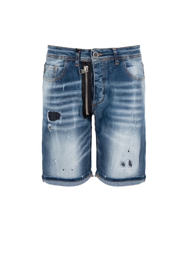 Xagon Szorty "Denim Shorts" | MR 231 | Mężczyzna | Niebieski. Okazja: na co dzień. Kolor: niebieski. Materiał: bawełna, elastan. Styl: vintage, rockowy, casual