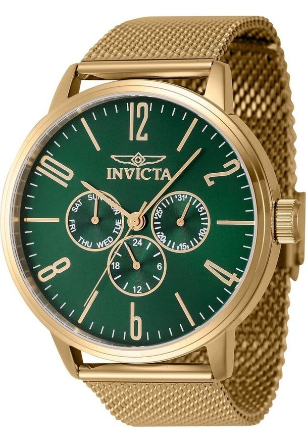 Zegarek Invicta Zegarek marki Invicta model 4712 kolor Zółty. Akcesoria męski. Sezon: Cały rok NoSize
