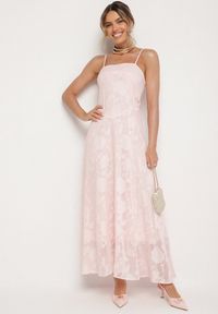 Born2be - Różowa Rozkloszowana Sukienka Vices z Gorsetowym Wiązaniem Fenosella. Okazja: na imprezę. Typ kołnierza: dekolt gorset. Kolor: różowy. Długość rękawa: na ramiączkach. Sezon: lato. Typ sukienki: gorsetowe. Styl: elegancki #1