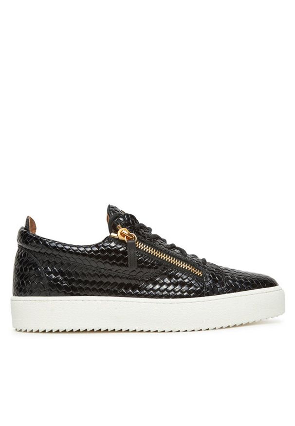 Giuseppe Zanotti - GIUSEPPE ZANOTTI Sneakersy RM50012/001 Czarny. Kolor: czarny. Materiał: skóra