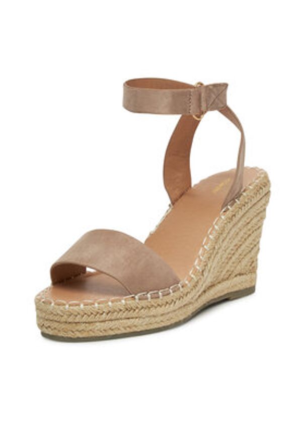 DeeZee Espadryle JSZ2022-06 Beżowy. Kolor: beżowy. Materiał: materiał