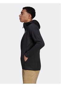 Adidas - adidas Polar Techrock Flooce Wind Hooded Jacket HF0726 Czarny. Kolor: czarny. Materiał: syntetyk #3