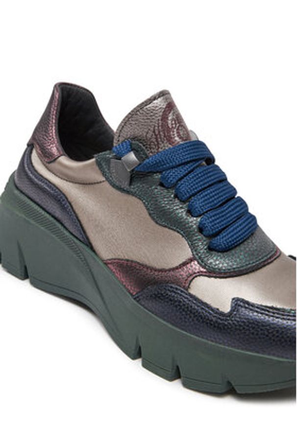 Hispanitas Sneakersy Bolmet-I24 CHI243617 Kolorowy. Materiał: skóra. Wzór: kolorowy