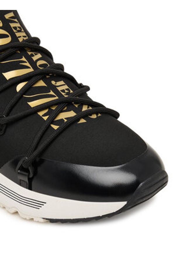 Versace Jeans Couture Sneakersy 80YA3SA6 Czarny. Kolor: czarny. Materiał: materiał