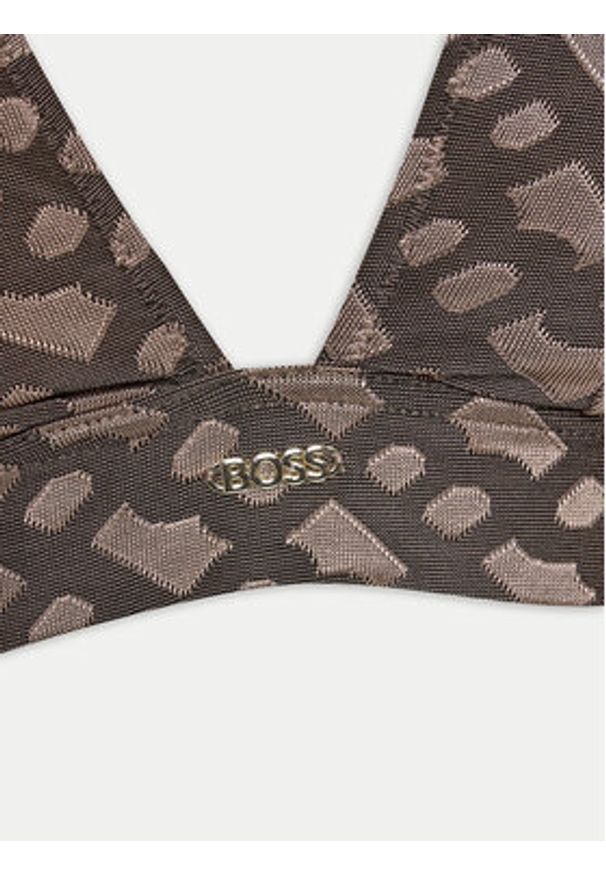 BOSS - Boss Góra od bikini Beatrix 50515551 Brązowy Regular Fit. Kolor: brązowy. Materiał: syntetyk