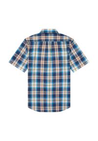 Wrangler - WRANGLER SS 1 PKT SHIRT MĘSKA KOSZULA Z KRÓTKIM RĘKAWEM NAVY 112353166. Długość rękawa: krótki rękaw. Długość: krótkie #4