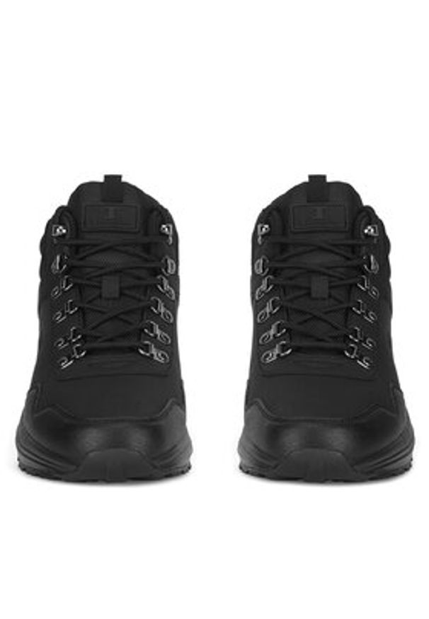 Champion Sneakersy CLIMB RX MID S21924-KK002 Czarny. Kolor: czarny. Materiał: materiał