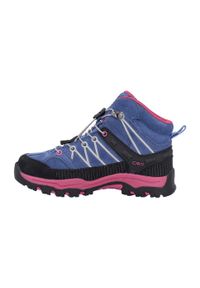 Buty trekkingowe dziecięce CMP RIGEL MID. Okazja: na co dzień. Kolor: czarny, niebieski, wielokolorowy