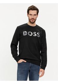 BOSS - Boss Bluza Soleri 15 50513373 Czarny Regular Fit. Kolor: czarny. Materiał: bawełna #1