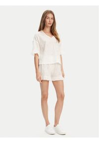 United Colors of Benetton - United Colors Of Benetton Piżama 4SHX3P03X Écru Regular Fit. Materiał: bawełna