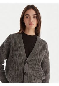 G-Star RAW - G-Star Raw Kardigan Cable D27729-D770 Szary Relaxed Fit. Kolor: szary. Materiał: wełna #4