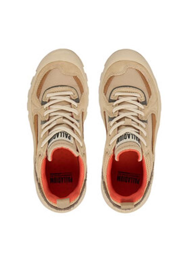 Palladium Sneakersy Pallarider Lo Track 79544-257-M Beżowy. Kolor: beżowy. Materiał: zamsz, skóra