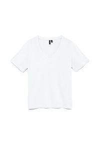 Vero Moda T-Shirt Paulina 10342926 Biały Regular Fit. Kolor: biały. Materiał: bawełna #4