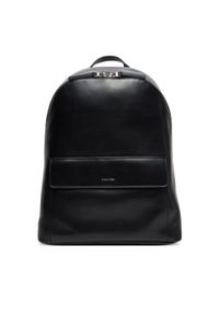 Calvin Klein Plecak Ck Sleek 2G Round Bp K50K512913 Czarny. Kolor: czarny. Materiał: skóra