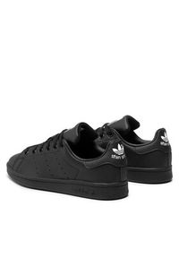 Adidas - adidas Sneakersy Stan Smith J FX7523 Czarny. Kolor: czarny. Materiał: skóra