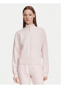 Guess Bluza V2YQ17 K7UW2 Różowy jasny Regular Fit. Kolor: różowy. Materiał: wiskoza #1