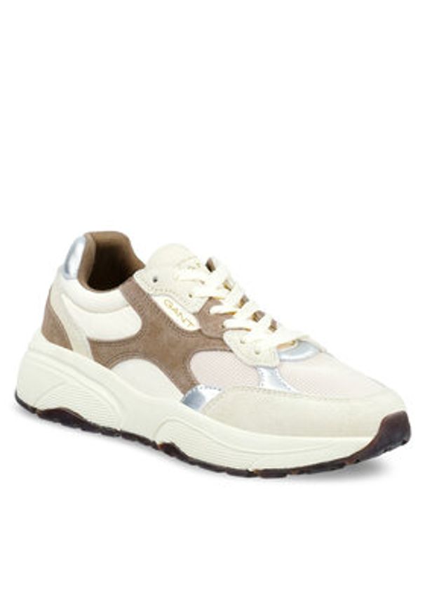 GANT - Gant Sneakersy 31531050 Beżowy. Kolor: beżowy. Materiał: materiał