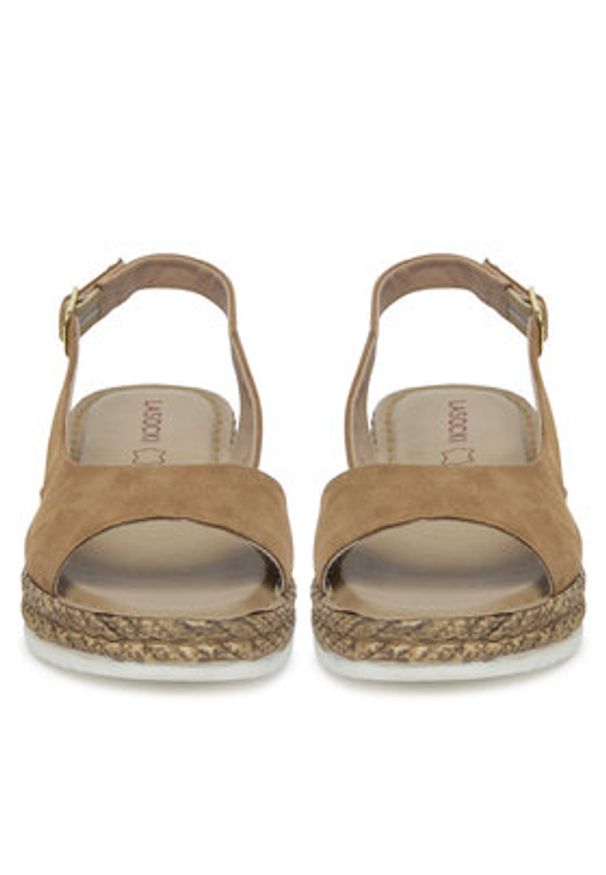 Lasocki Sandały WI16-3087-01 Beżowy. Kolor: beżowy. Materiał: skóra, zamsz