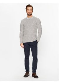 JOOP! Jeans Sweter 30037700 Szary Modern Fit. Kolor: szary. Materiał: bawełna #5