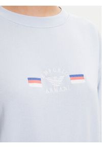 Emporio Armani Underwear Dres EW000500 AF10882 U9273 Błękitny Regular Fit. Kolor: niebieski. Materiał: bawełna #3