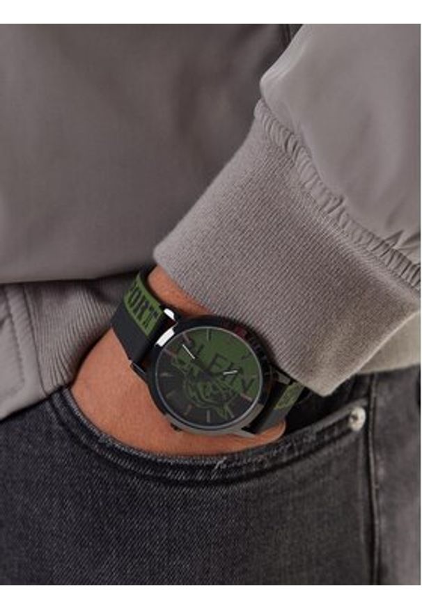 Plein Sport Zegarek Legend PSLBA0523 Czarny. Kolor: czarny. Materiał: syntetyk. Styl: sportowy