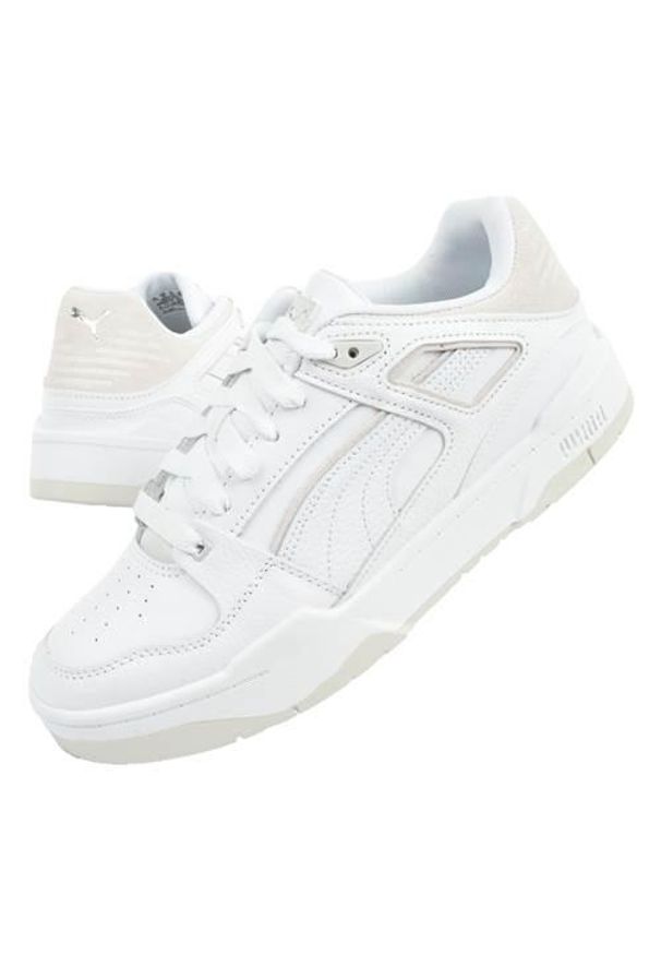Buty do chodzenia męskie Puma Slipstream. Zapięcie: sznurówki. Kolor: biały. Materiał: tkanina, materiał, skóra, syntetyk. Szerokość cholewki: normalna. Sport: turystyka piesza