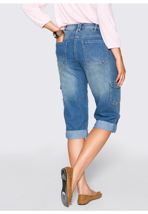 Niebieskie jeansy bonprix