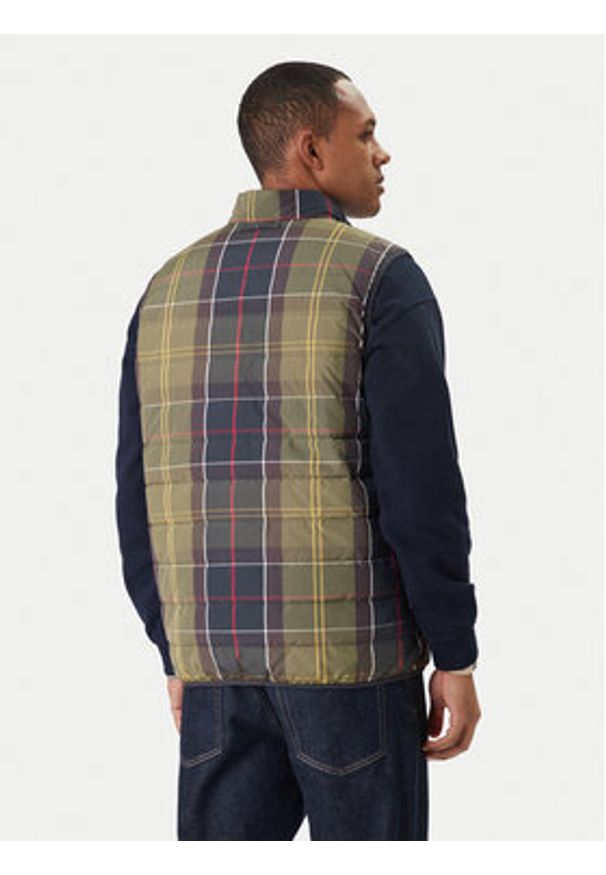 Barbour Bezrękawnik MGI0314TN52 Zielony Regular Fit. Kolor: zielony. Materiał: syntetyk. Długość rękawa: bez rękawów