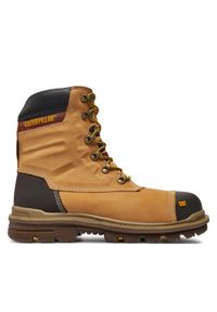 CAT Footwear Trapery Premier 8" WP TX P720148 Brązowy. Kolor: brązowy. Materiał: skóra