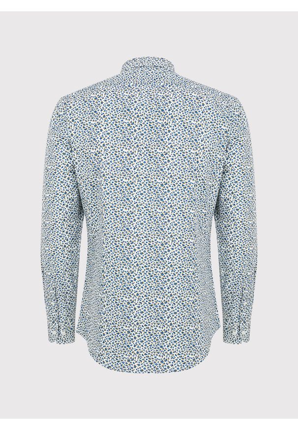 Pako Lorente - PAKO LORENTE – Koszula męska w kwiatki długi rękaw. Okazja: na co dzień. Materiał: bawełna, elastan. Długość rękawa: długi rękaw. Długość: długie. Wzór: kwiaty. Styl: casual