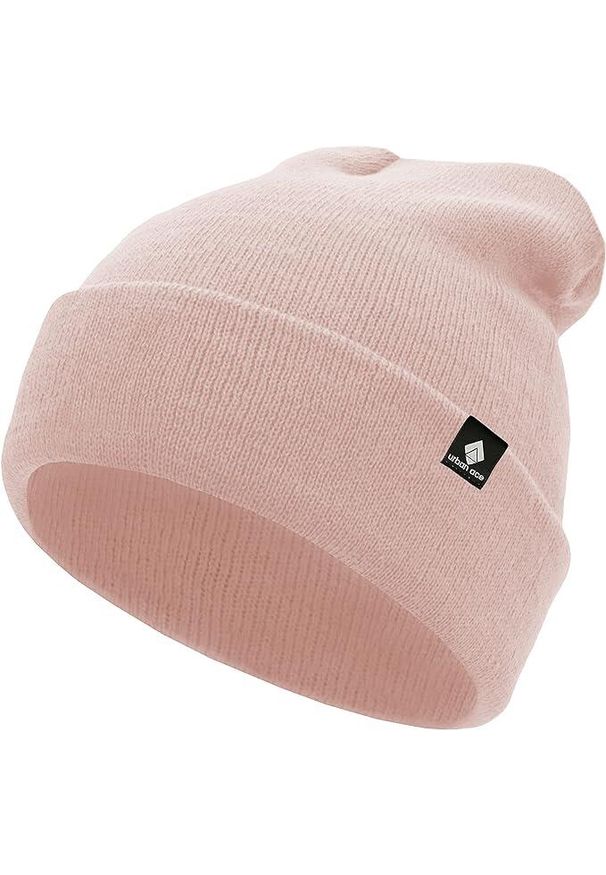 CAMPING ACE - Pink Kids Beanie Urban Ace Jr - Cotton & Warm Cuff Design. Kolor: wielokolorowy. Materiał: bawełna. Styl: elegancki