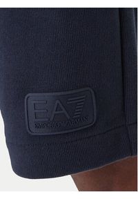 EA7 Emporio Armani Szorty sportowe 7M001365 AF22262 UB102 Granatowy Regular Fit. Kolor: niebieski. Materiał: bawełna. Styl: sportowy #3