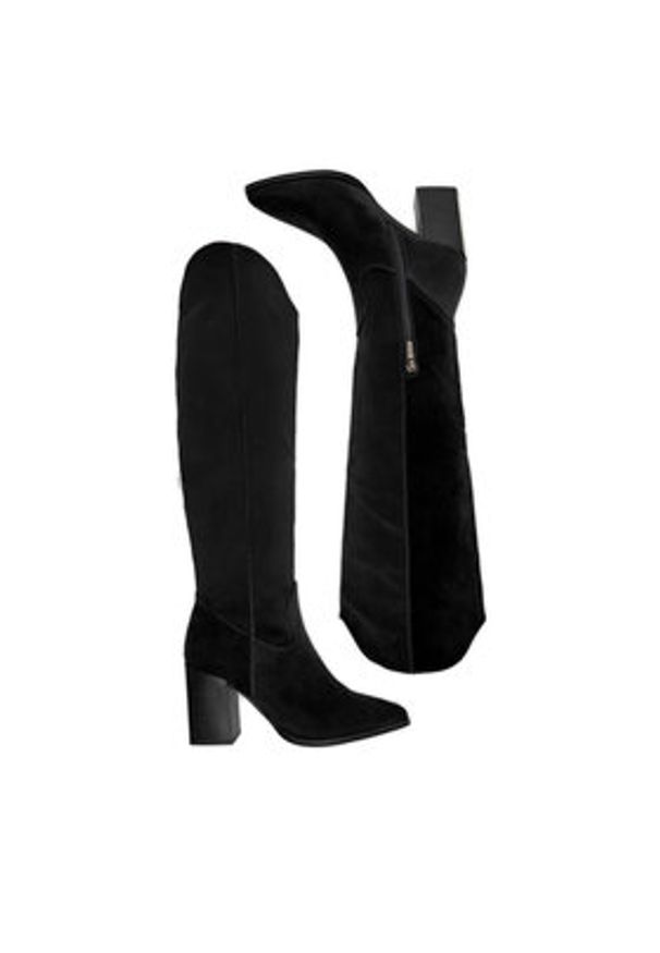 Jenny - JENNY Kozaki CEO-HY2518-1 Czarny. Kolor: czarny. Materiał: materiał