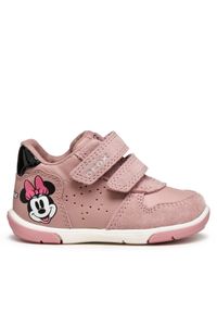 Sneakersy Geox. Kolor: różowy