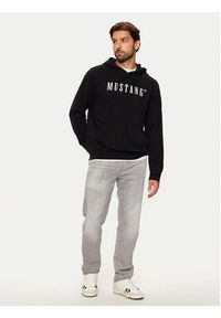 Mustang Bluza Bronson 1014687 Czarny Regular Fit. Kolor: czarny. Materiał: bawełna #5