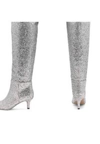 Jenny Fairy Kozaki ELEA LS6022-01 Srebrny. Kolor: srebrny. Materiał: syntetyk #7