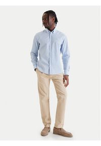 BOSS Koszula H-Liam 50562048 Błękitny Regular Fit. Kolor: niebieski. Materiał: bawełna #4