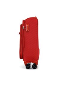 Wittchen - Mała walizka miękka jednokolorowa czerwona. Kolor: czerwony. Materiał: poliester #5