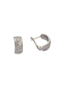 Polcarat Design - Rodowane srebrne kolczyki K3 1168. Materiał: srebrne. Kolor: srebrny #1