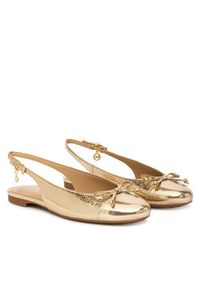 MICHAEL Michael Kors Baleriny Piper Sling 40S6PIFP1M Złoty. Kolor: złoty. Materiał: syntetyk, skóra #4