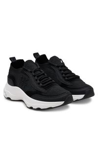 DKNY Sneakersy K1529431 Czarny. Kolor: czarny. Materiał: materiał #2