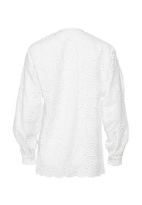 ANIA KUCZYŃSKA - Koszula z koronki Tramontana Bianca. Kolor: biały. Materiał: koronka. Długość: długie. Wzór: koronka. Styl: retro #2