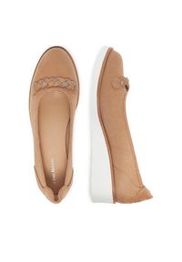 Clara Barson Baleriny WYL3395-7 Beżowy. Kolor: beżowy. Materiał: materiał #6